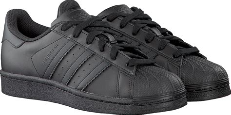 adidas superstar zwart dames goedkoop|zwarte adidas superstar sneakers.